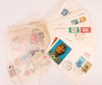 Konvolut Briefmarken und Ersttagsbriefe, überwiegend Deutschland.