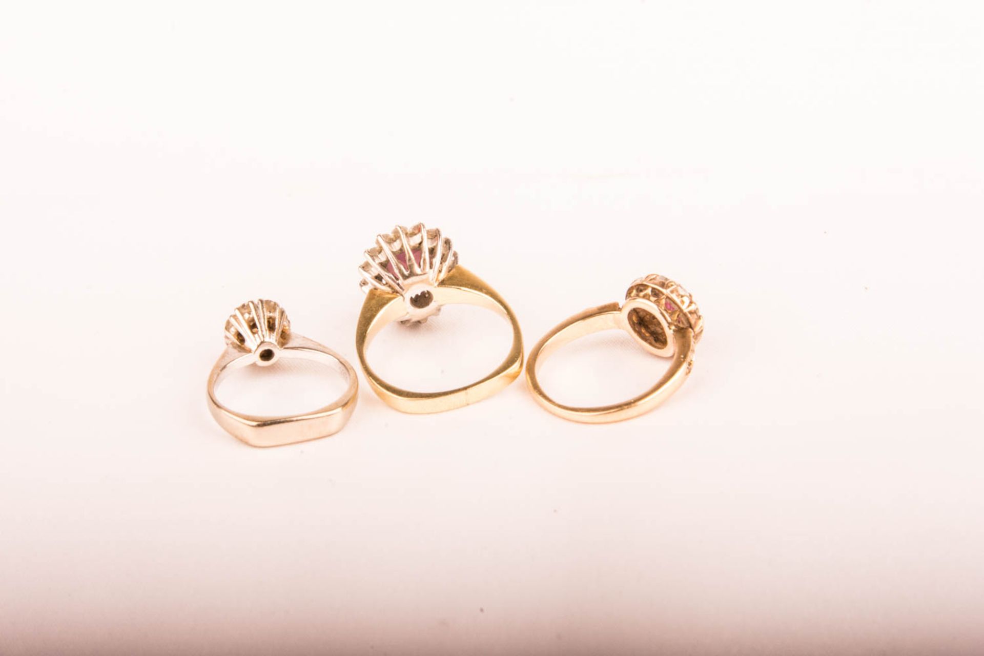 Drei Ringe in Gold - Image 4 of 5