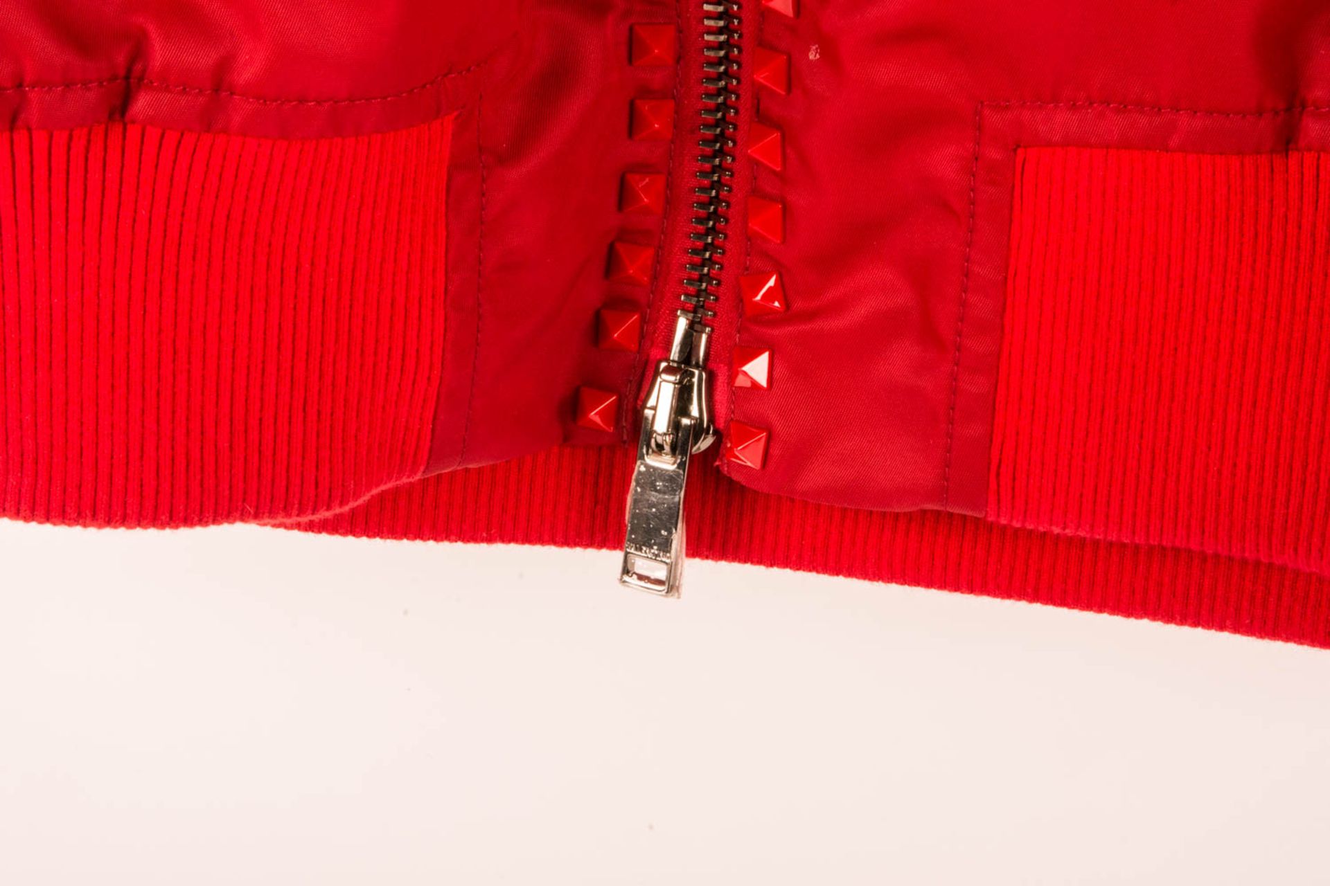 Valentino rote Bomberjacke. - Image 2 of 4