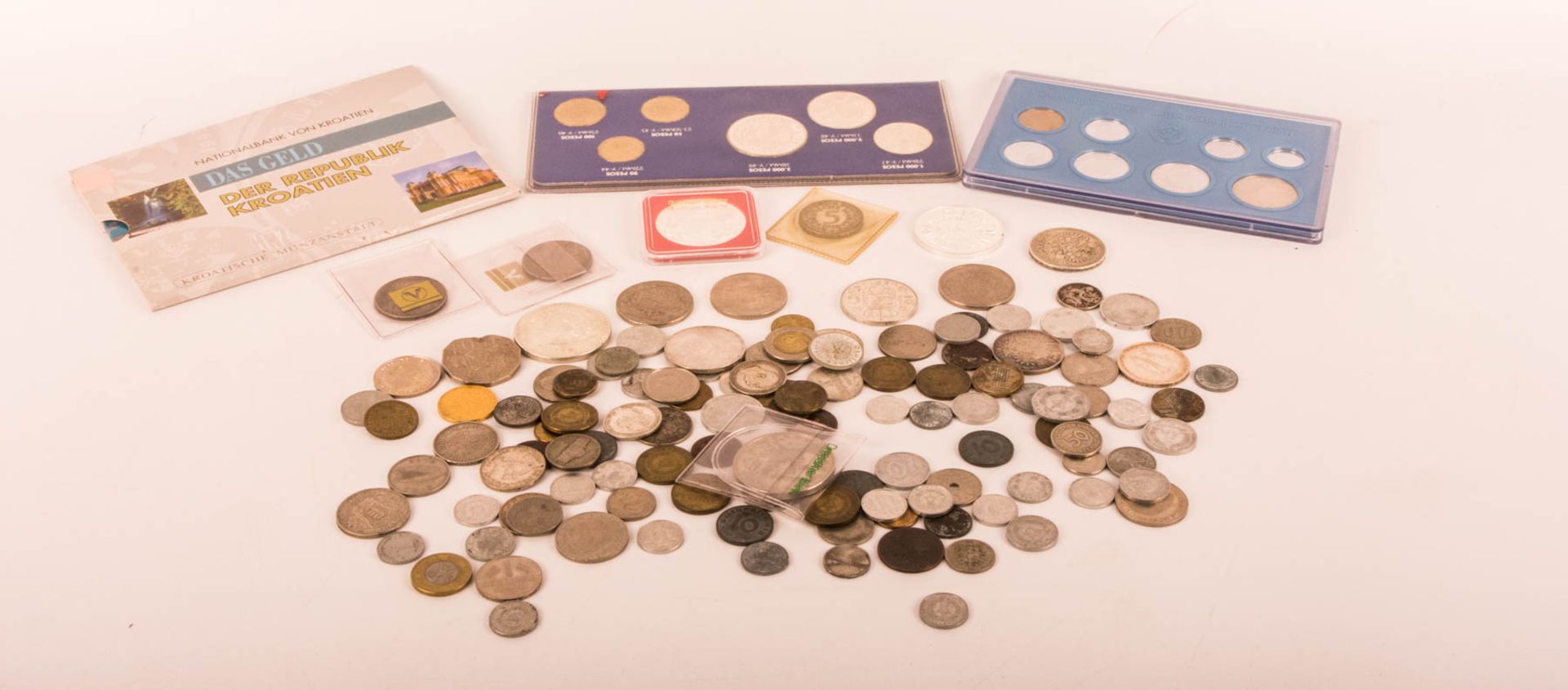 Konvolut Münzen Europa mit Silber.
