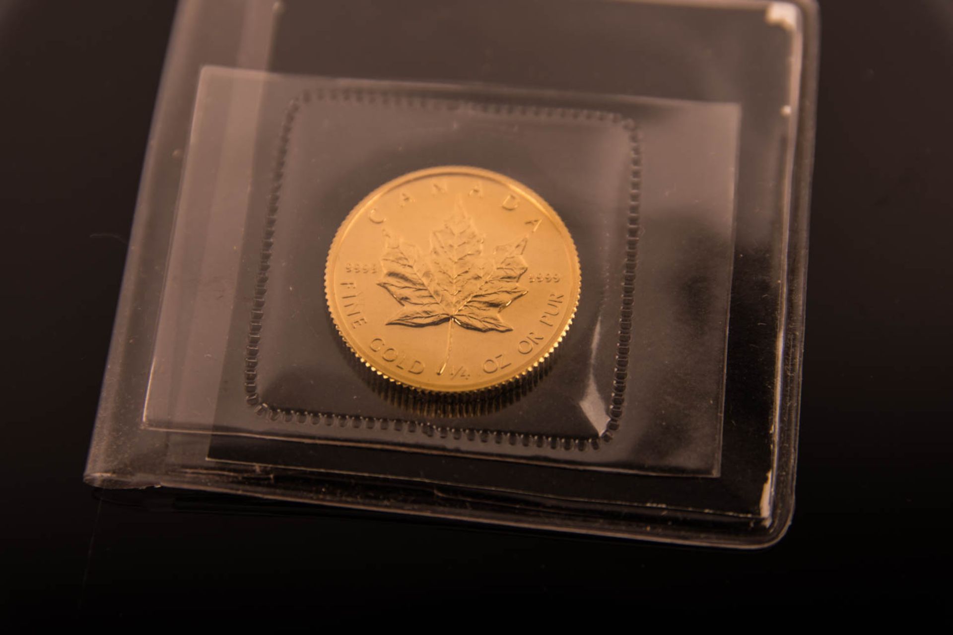 Konvolut von 3 Maple Leaf, Goldmünzen. 1 Unze, 1/4 Unze, 1/10 Unze - Image 4 of 6
