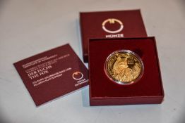 100€ Gold Österreich 'Fuchs'.