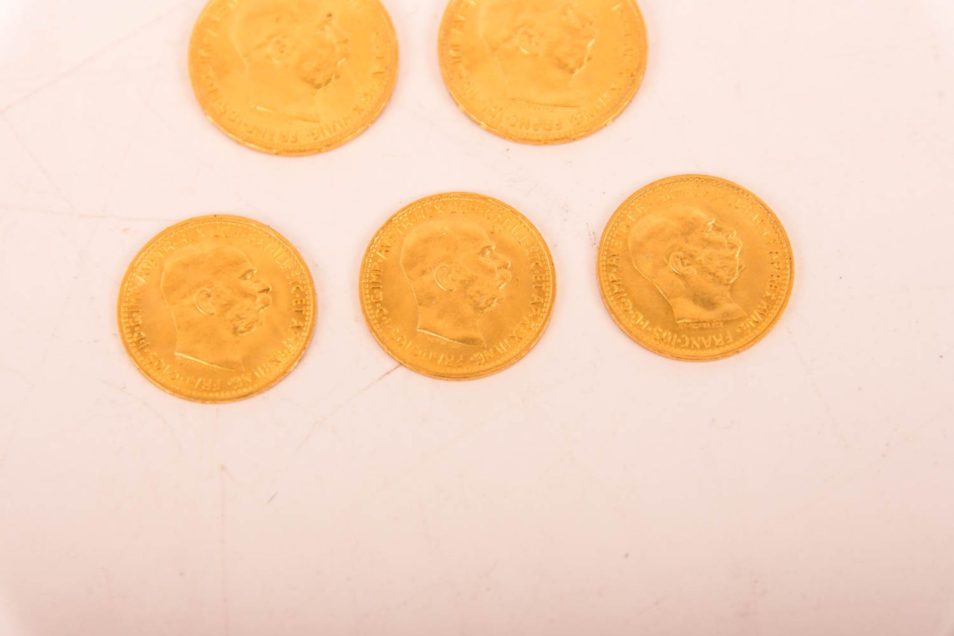 Konvolut von 7 Goldmünzen Österreich, 10 u. 20 Kronen - Bild 7 aus 8