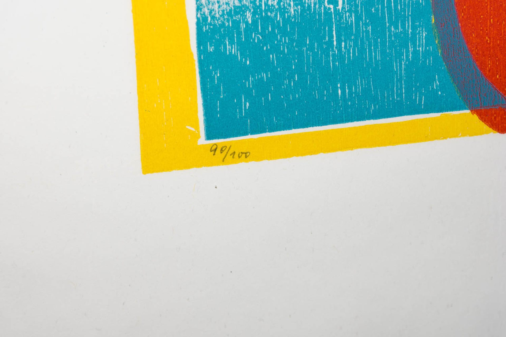 Helmut Andreas Paul Grieshaber, farbiger Holzdruck - Bild 2 aus 7