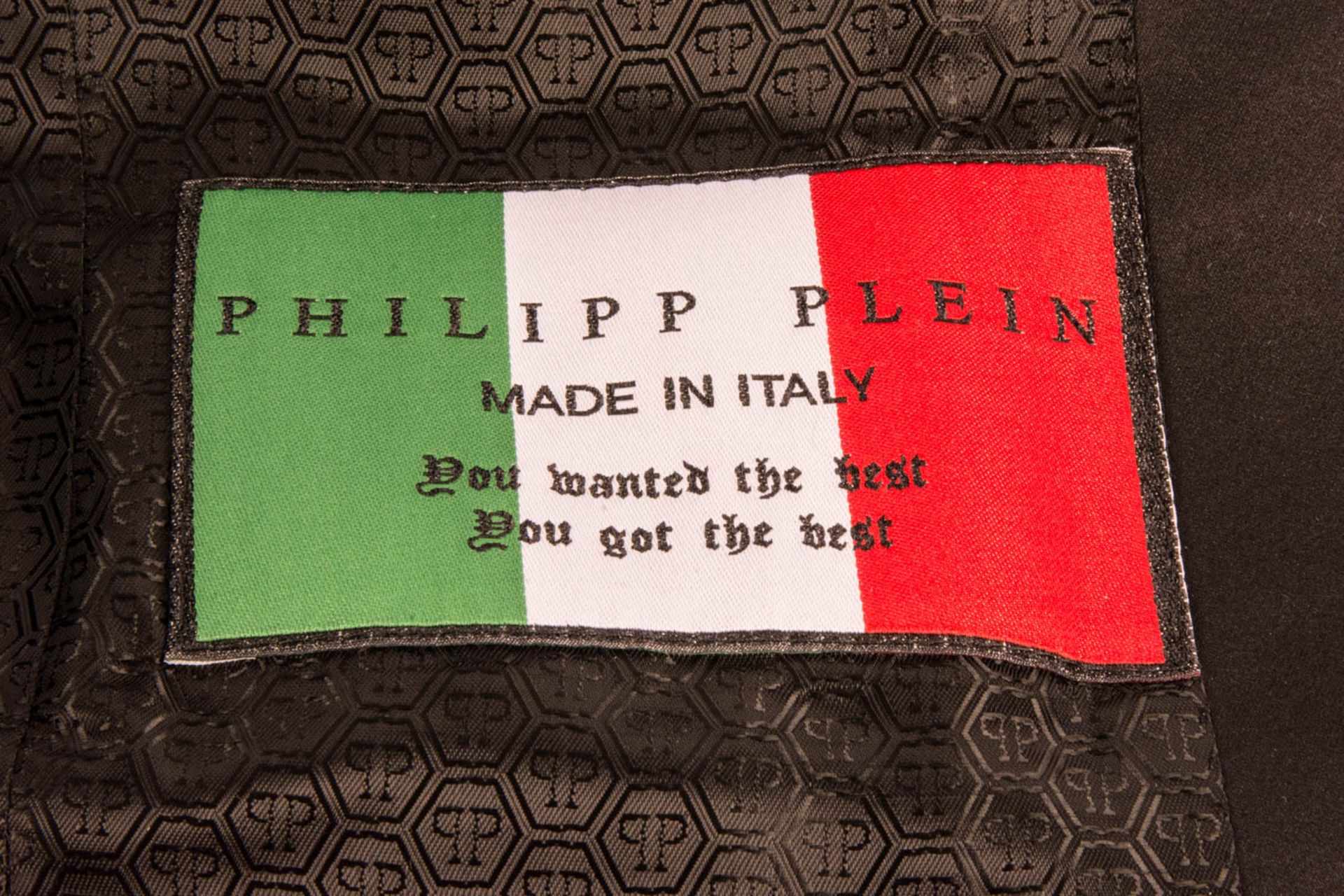 Philipp Plein, Sakko mit Pailletten. - Image 4 of 5