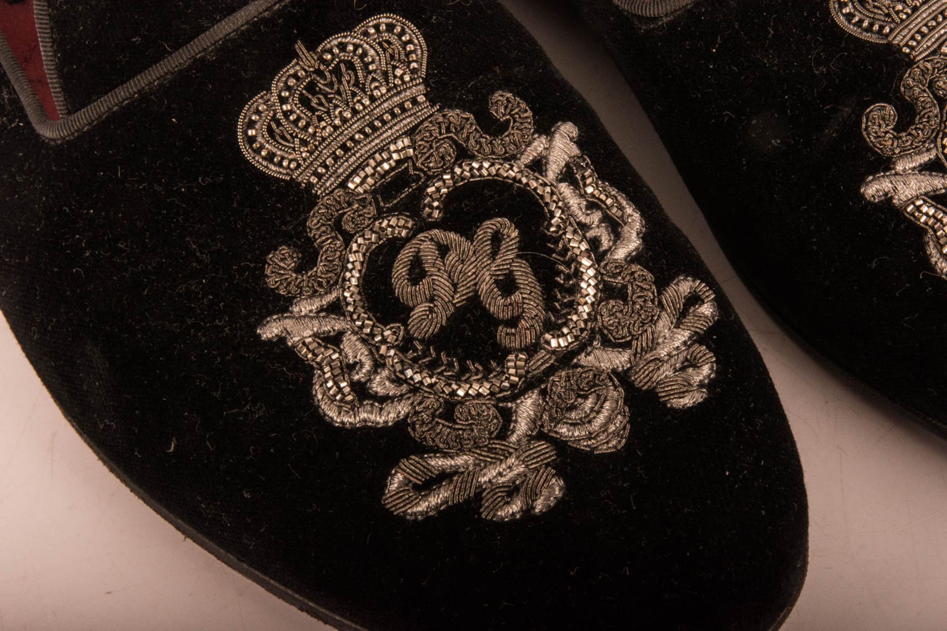 Dolce & Gabbana, Bestickter Leonardo Slipper - Image 2 of 3