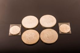 Konvolut Panama Silber Münzen