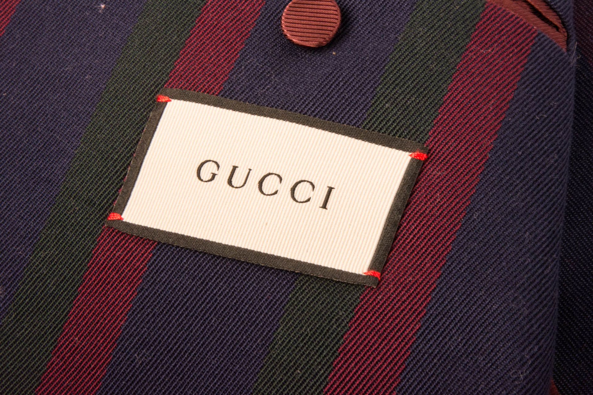 Gucci, gestreiftes Sakko, tricolor. - Image 4 of 4