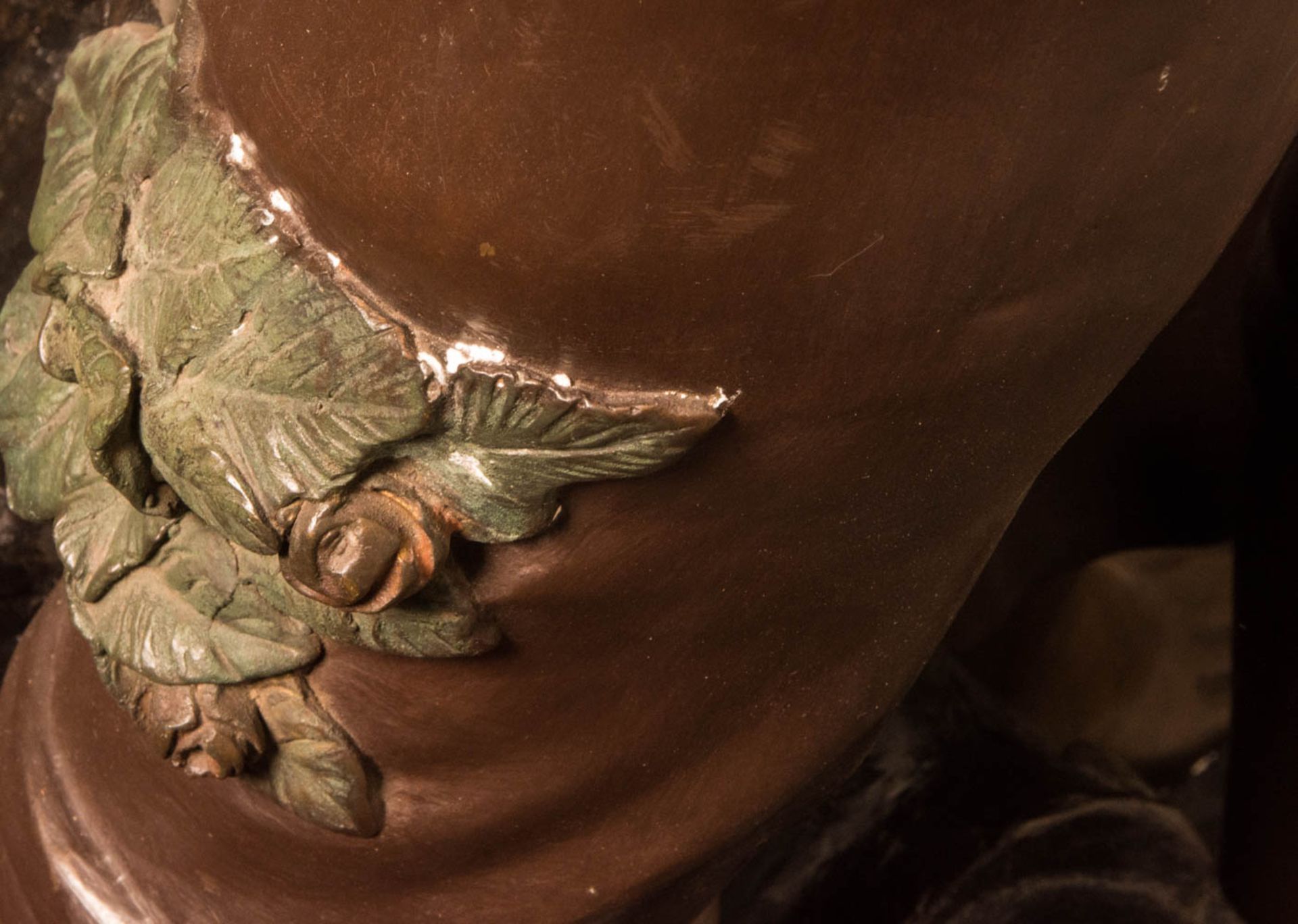 Gewaltige Bronzefigur Liebespaar, 135 cm - Bild 12 aus 12