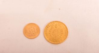 Mexiko 2½ Pesos - Deutsches Kaiserreich 20 Mark Preußen