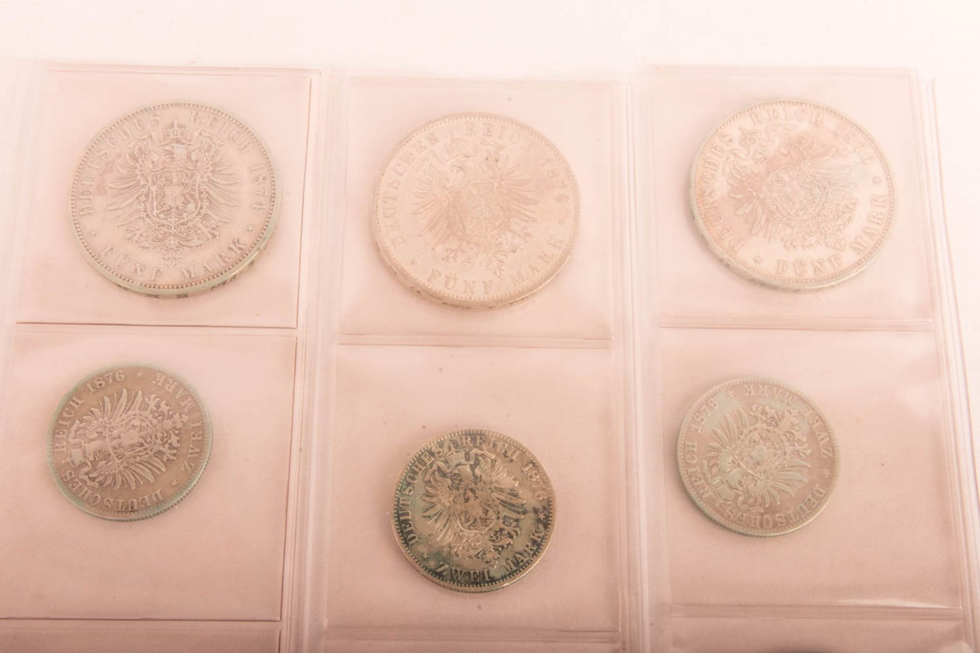 Deutsches Kaiserreich Königreich Preußen Münzen Sammlung 1874 - 1913, 23 Silbermünzen - Bild 2 aus 8
