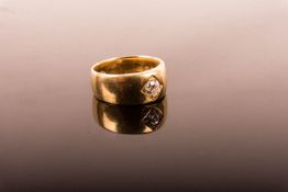 Gelbgold Diamantring