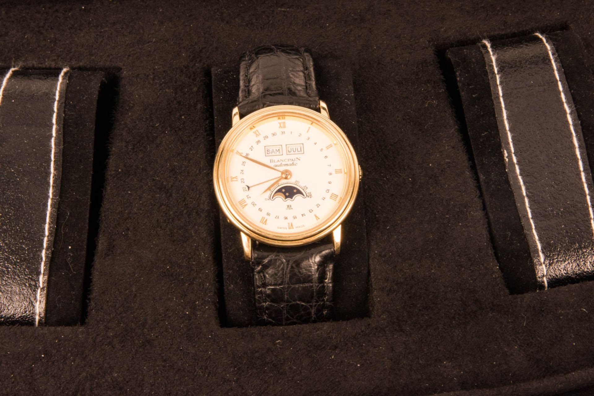 Blancpain Villeret Calendar, Moon-Phase Automatik, 18k Gelbgold