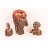 Konvolut Asiatika Kopfskulpturen