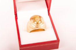 Gelbgold Ring mit Goldberyll