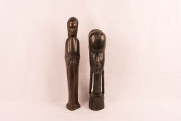 Ein Paar afrikanische Skulpturen