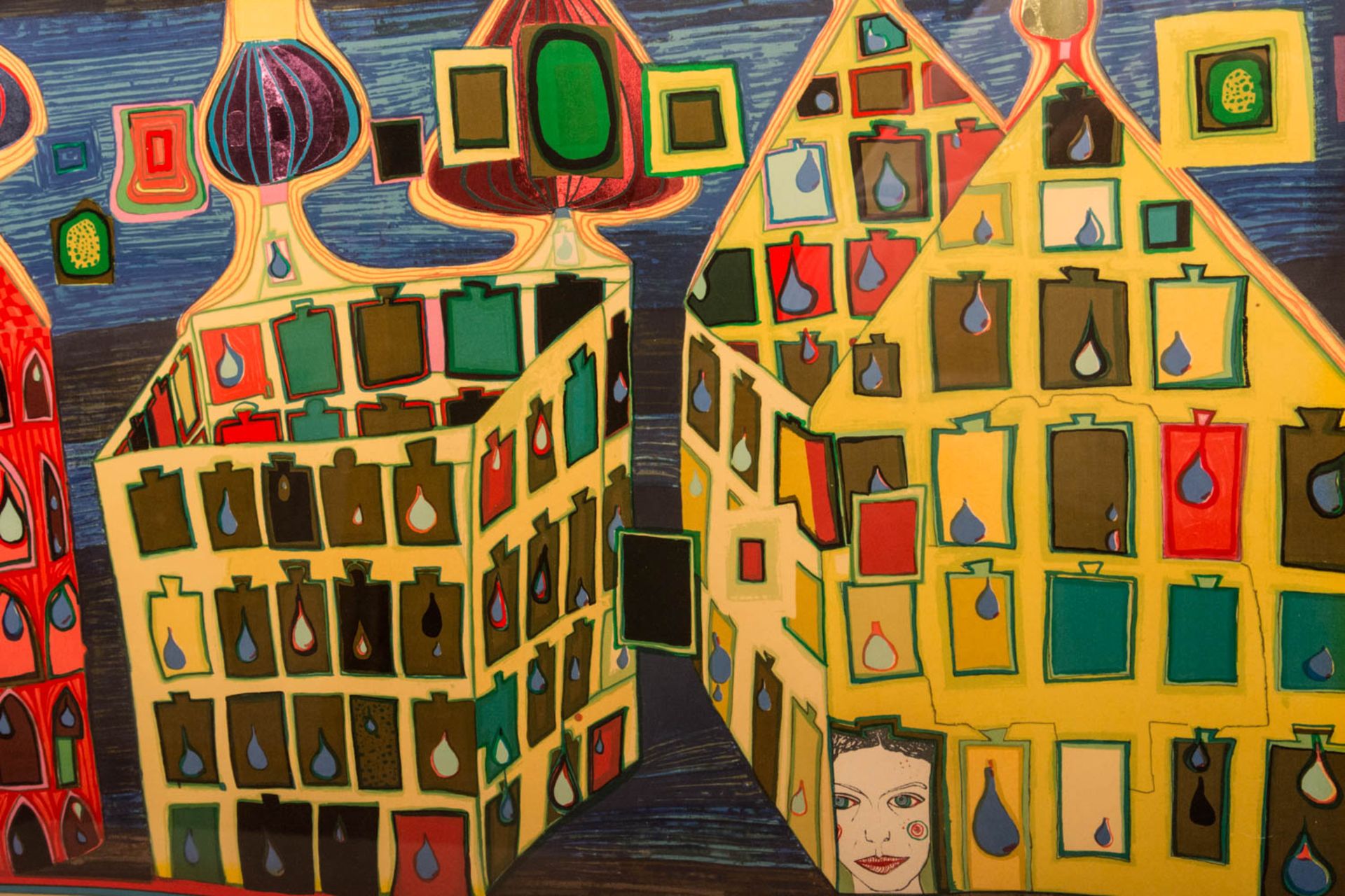 Friedensreich Hundertwasser (1928-2000), "Mit der Liebe warten tut weh, wenn die Liebe woanders ist" - Bild 6 aus 8