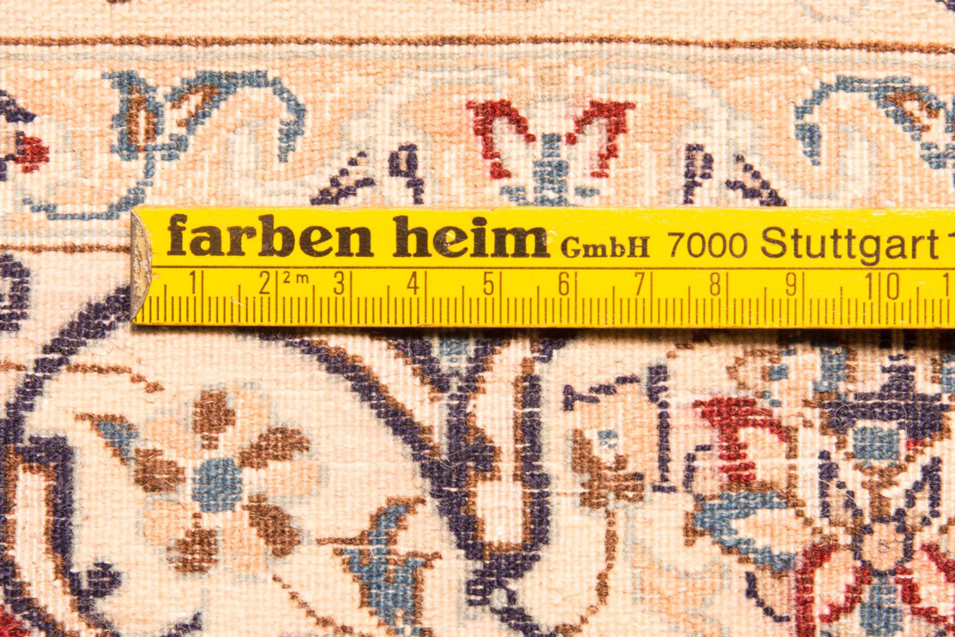 Perser Teppich Nain, Wolle mit Seide - Bild 4 aus 5