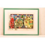 Friedensreich Hundertwasser (1928-2000), "Mit der Liebe warten tut weh, wenn die Liebe woanders ist"