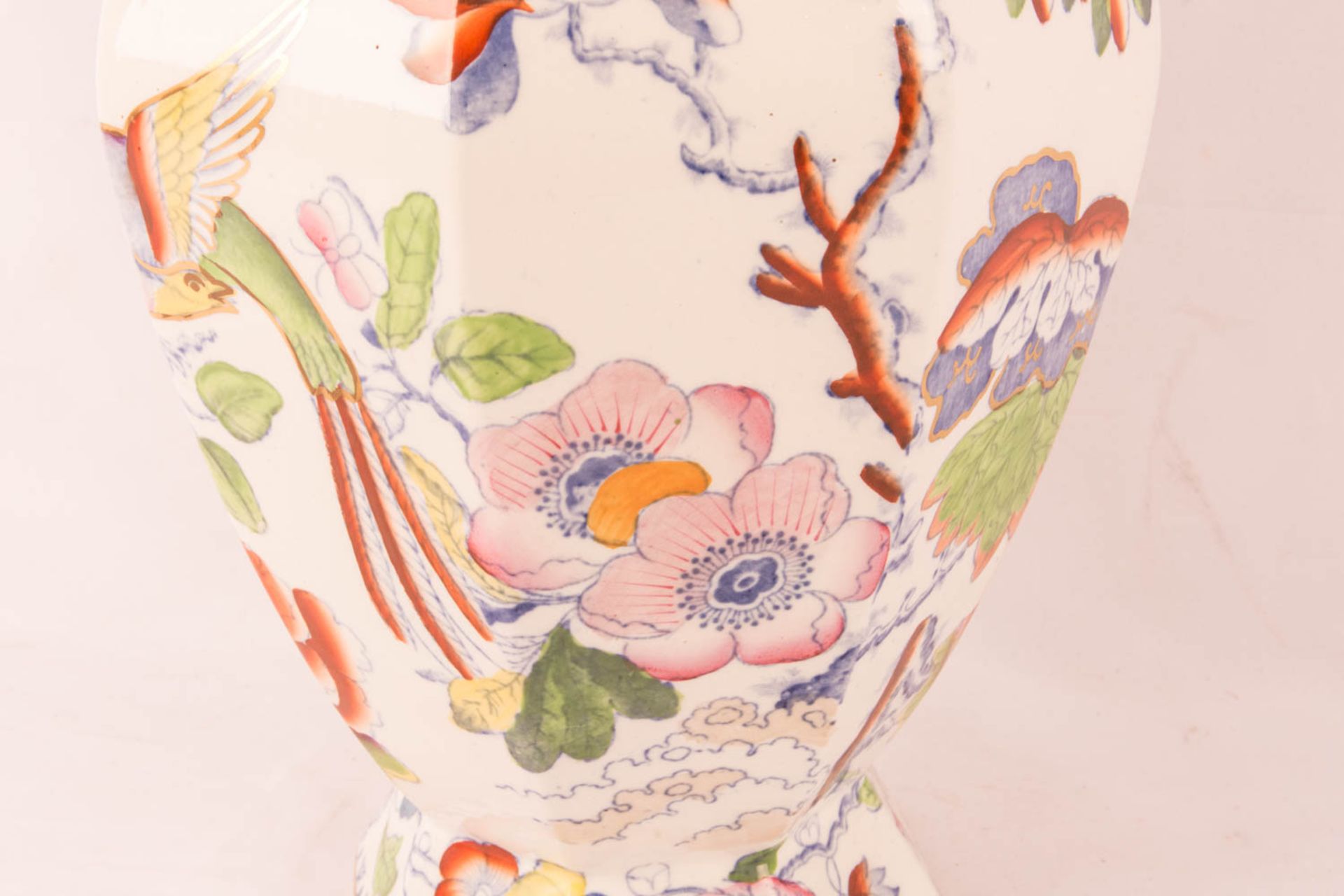 Vase mit floralem Motiv - Bild 6 aus 9