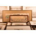 Konvolut Stiche, 17 Stadtansichten