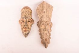 Zwei afrikanische Masken