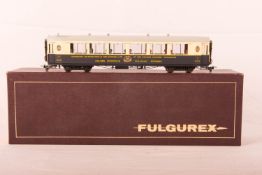 Fulgurex 4101 Personen-Pullman-Wagen Spur H0 M.O.B CIWL Messing-Handarbeit mit OVP