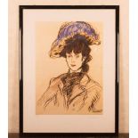 Kujau Nachlass, Picasso “La femme au chapeau bleu (Jane Avril)"