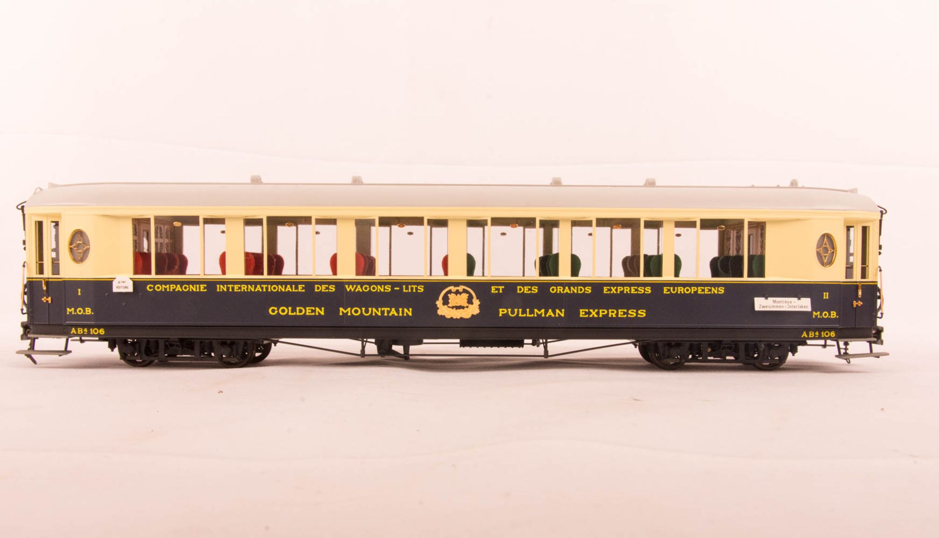 Fulgurex Pullman - Salonwagen der MOB der RhB, Spur 0m. ohne OVP