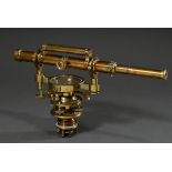 Vermessungsinstrument bzw. Nivelliergerät mit Kompass„J. M. Hyde, Bristol“, Messing, 19.Jh., 24x40c