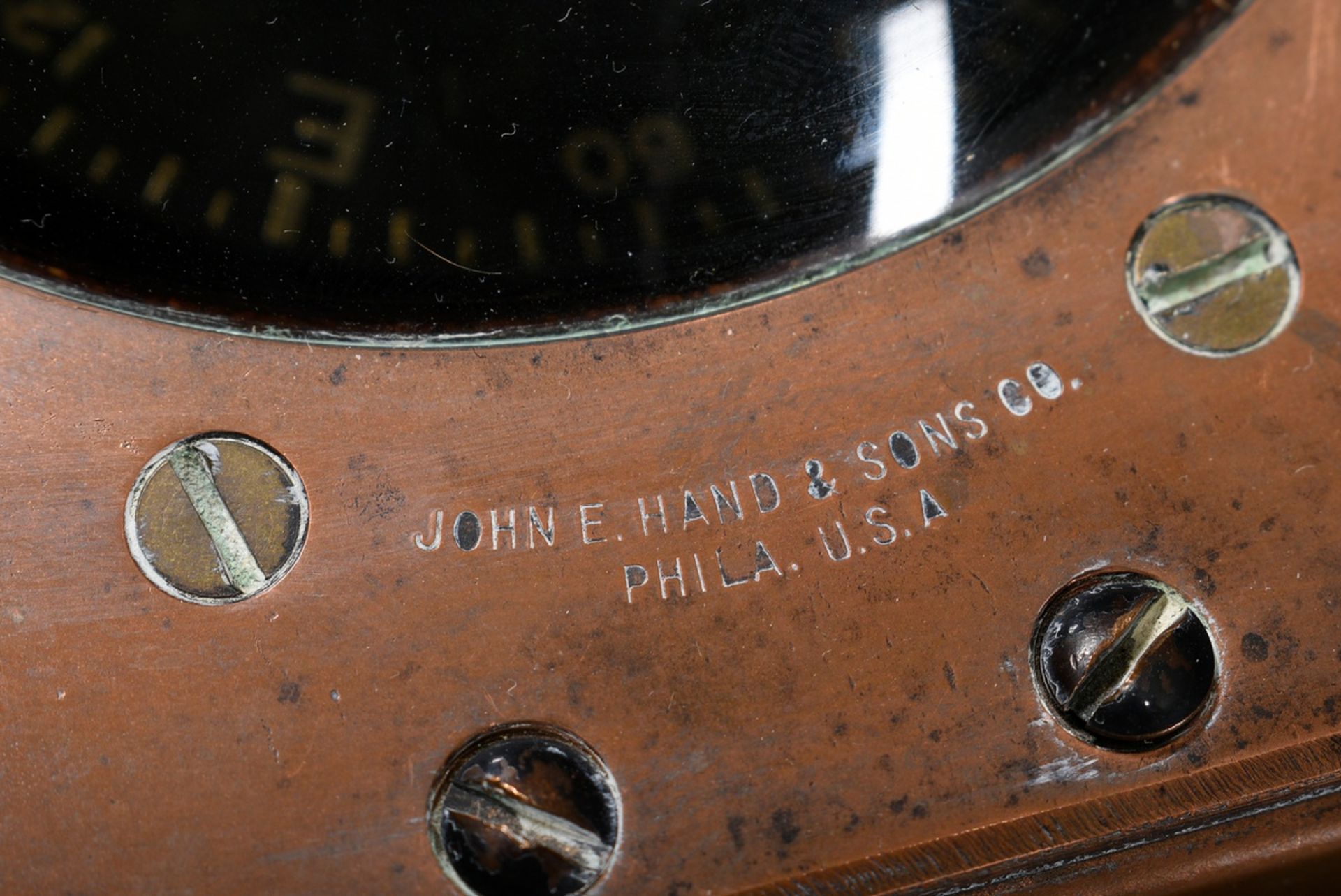 Kompass „John E. Hand & Sons Co.”, Baltimore/Philadelphia, Modell Nr. LMC-101-D, Serien Nr. 13164,  - Bild 6 aus 8