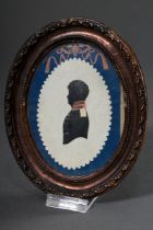 Portrait Silhouette "Carl August F. H. L. von Borcke (1800-1870) als Kadett" (Haus Roggow) 1813, ve