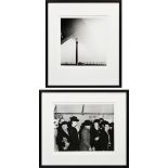 2 Dupain, Max (1911-1992) "Morning mist Sydney, Harbour Bridge" 1950/2000" und "Meat queue" 1946/20