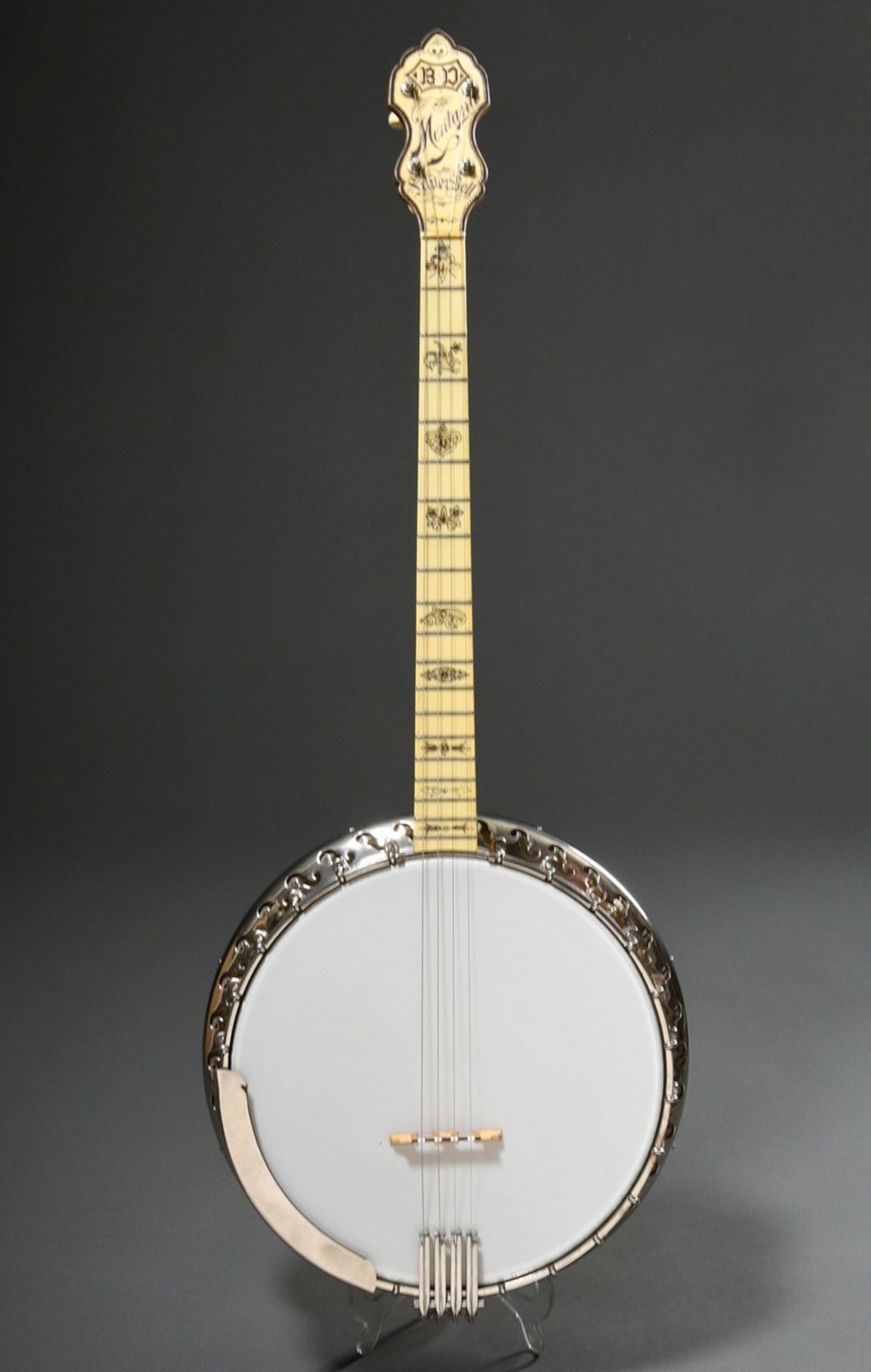 Tenor Banjo, Bacon Banjo Co. Inc. Groton Connecticut USA, model Montana Silver Bell No.1 Special, s