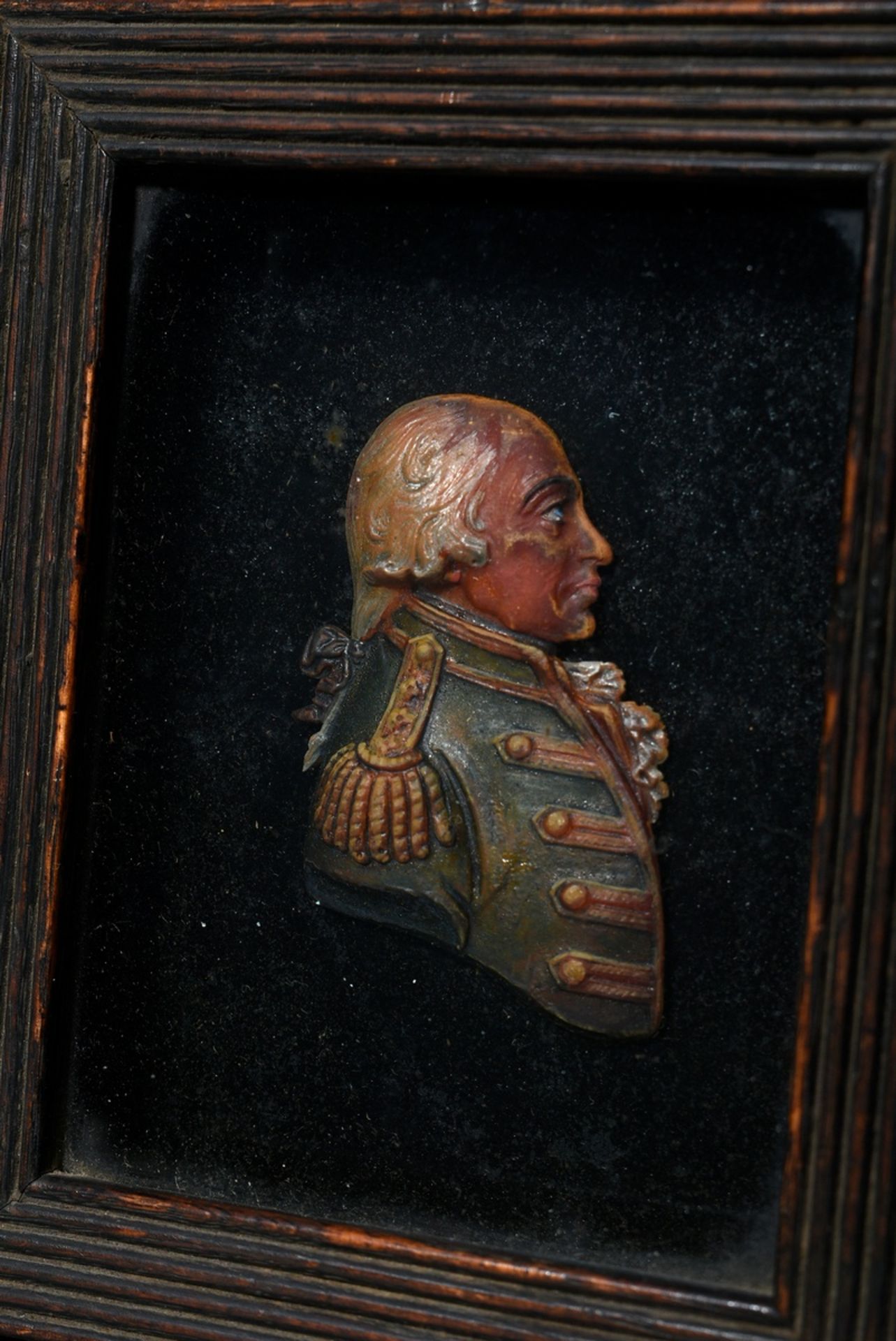 4 Diverse plastische Wachsportraits im Halbrelief: "Horatio Nelson, 1st Viscount Nelson (1758-1805) - Bild 5 aus 11