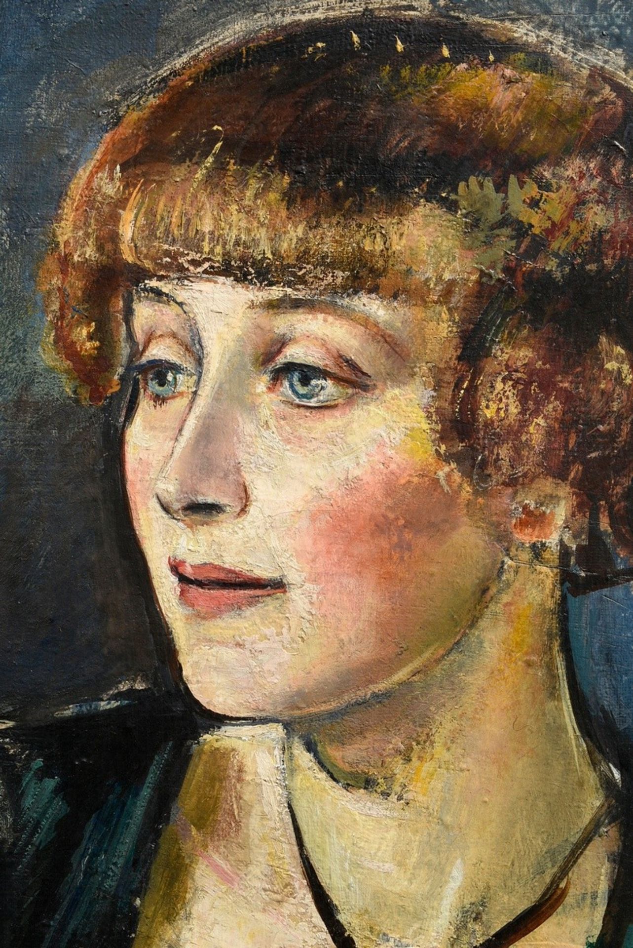 Faistauer, Anton (1887-1930) "Sitzende Dame mit Pagenkopf (Liesl Schöller)“ 1927, Öl/Leinwand, o.r. - Bild 5 aus 11