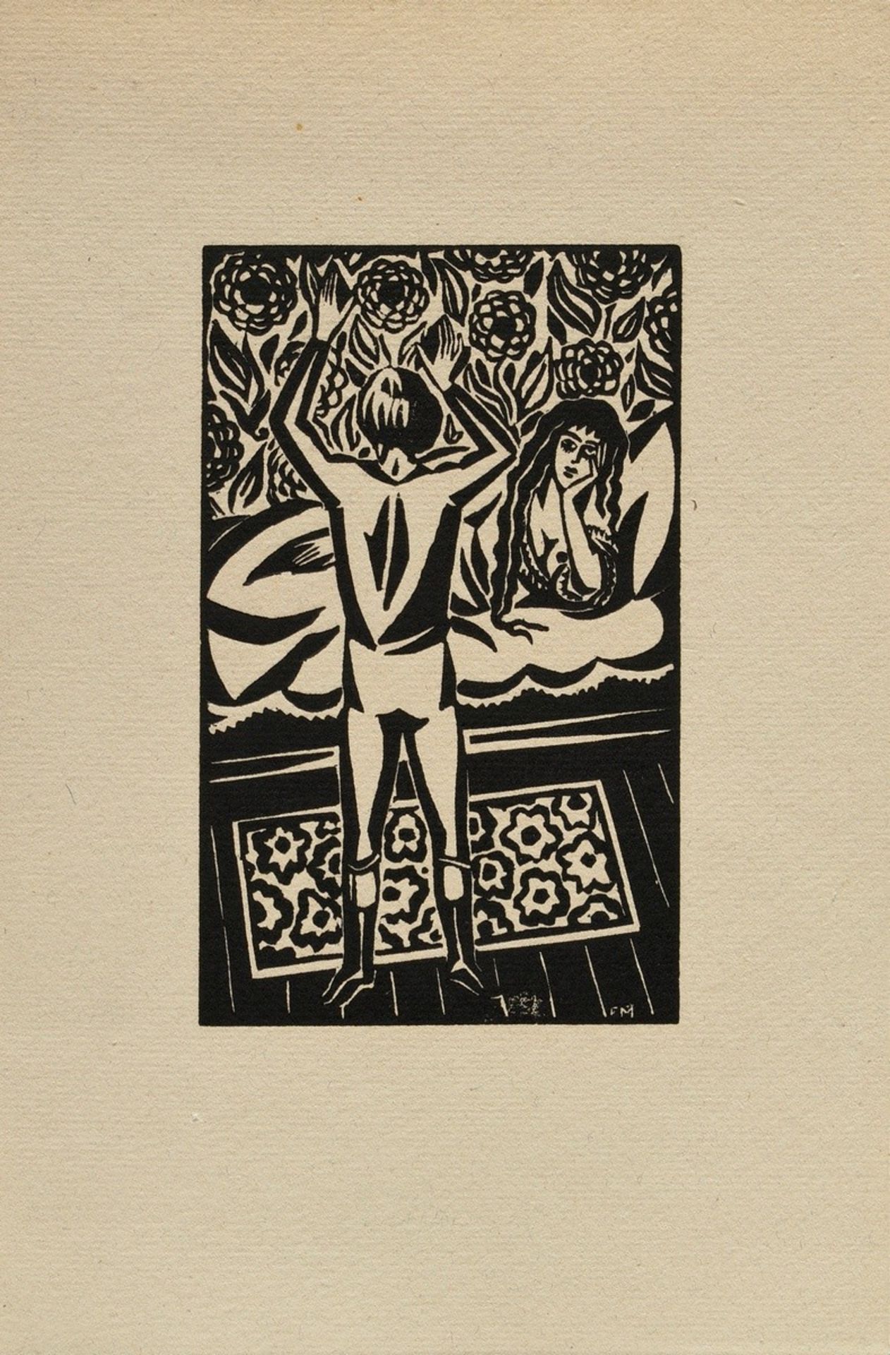 10 Various Masereel, Frans (1889-1972) and Felixmüller, Conrad (1897-1977) a.o. "Illustration to Ca - Image 13 of 14