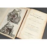 2 Bände Justus Christian von Loder "Tabularum Anatomicarum/ Volumen I und II" 1803, Halbledereinban