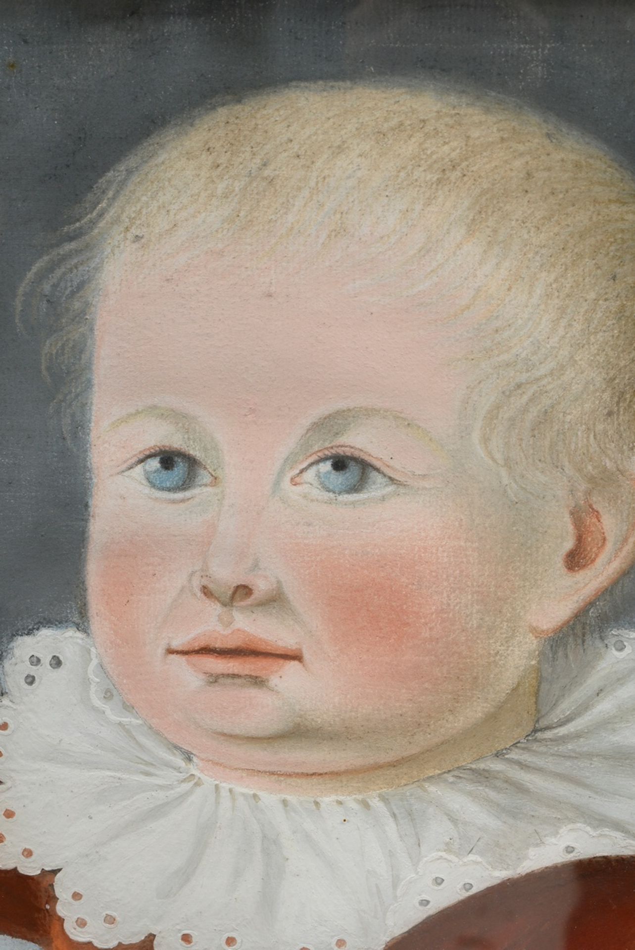 Runge, Philipp Otto (1777-1810) Nachfolge "Kleinkind mit Rose", um 1805/1810, Mischtechnik, in zeit - Bild 2 aus 3