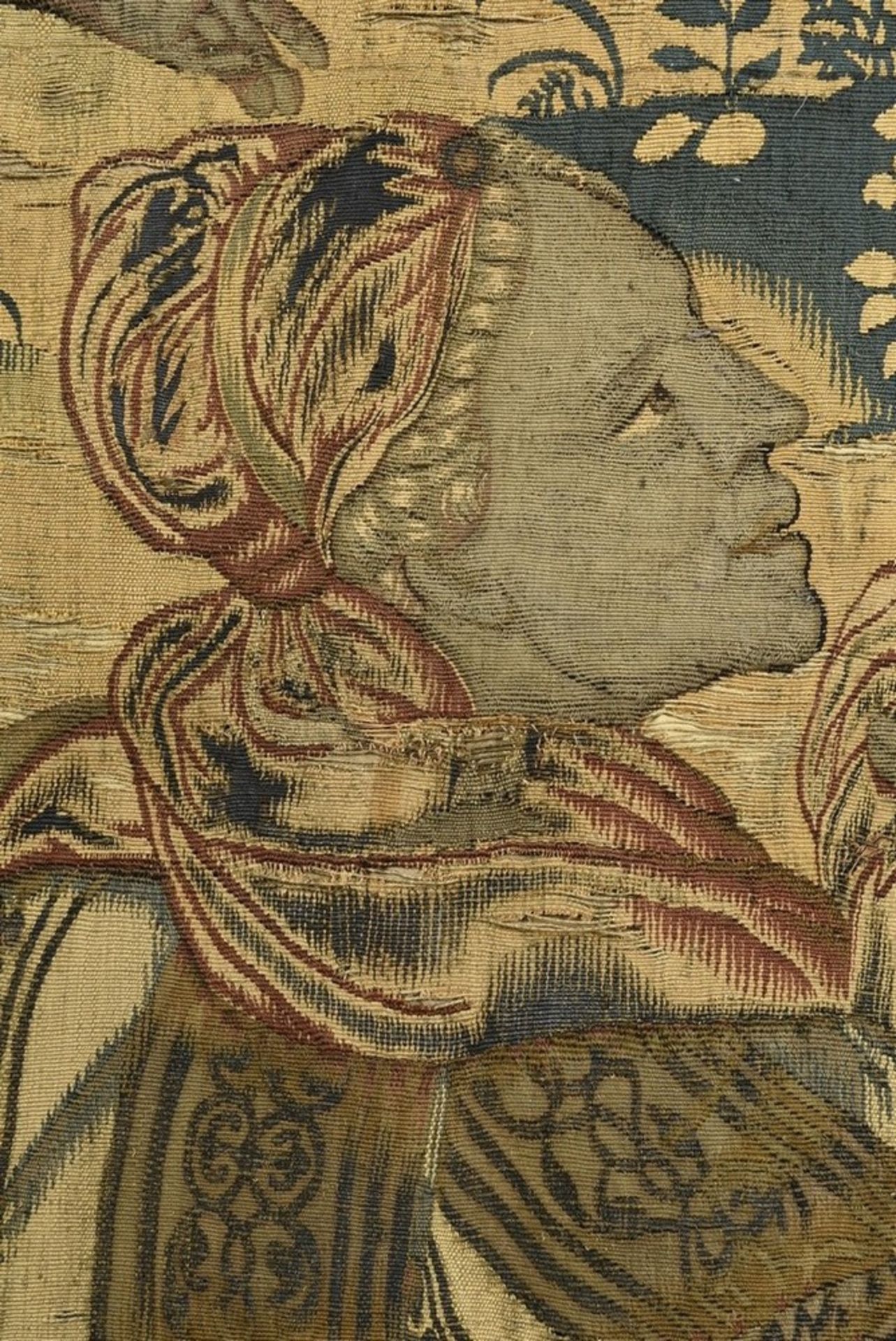 Antique tapestry / gobelin "Alexander the Great pardons the family of Darius" (After the battle of  - Image 6 of 21