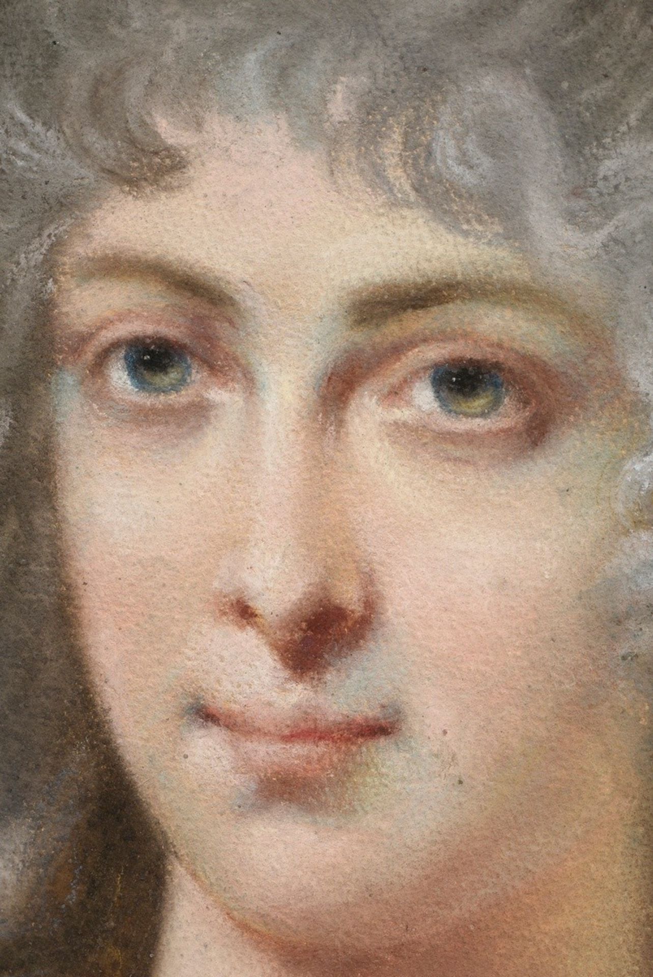 Unbekannter Maler des 18./19.Jh. "Vornehme Dame mit Hut und Hund" (nach George Romney (1734-1802)), - Bild 3 aus 8