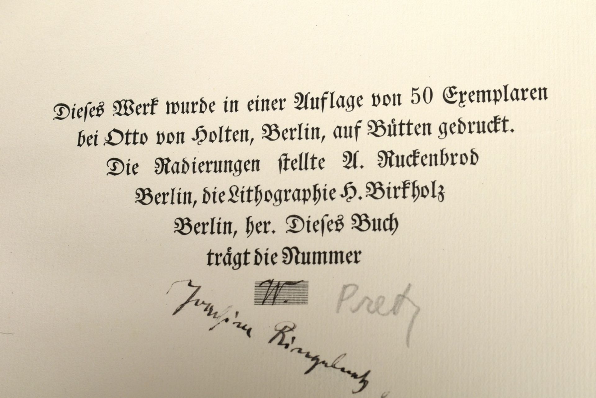 Ringelnatz, Joachim (1883-1934) "Janmaate. Topplastige Lieder" 1922, mit einer sign. Lithographie v - Bild 10 aus 10