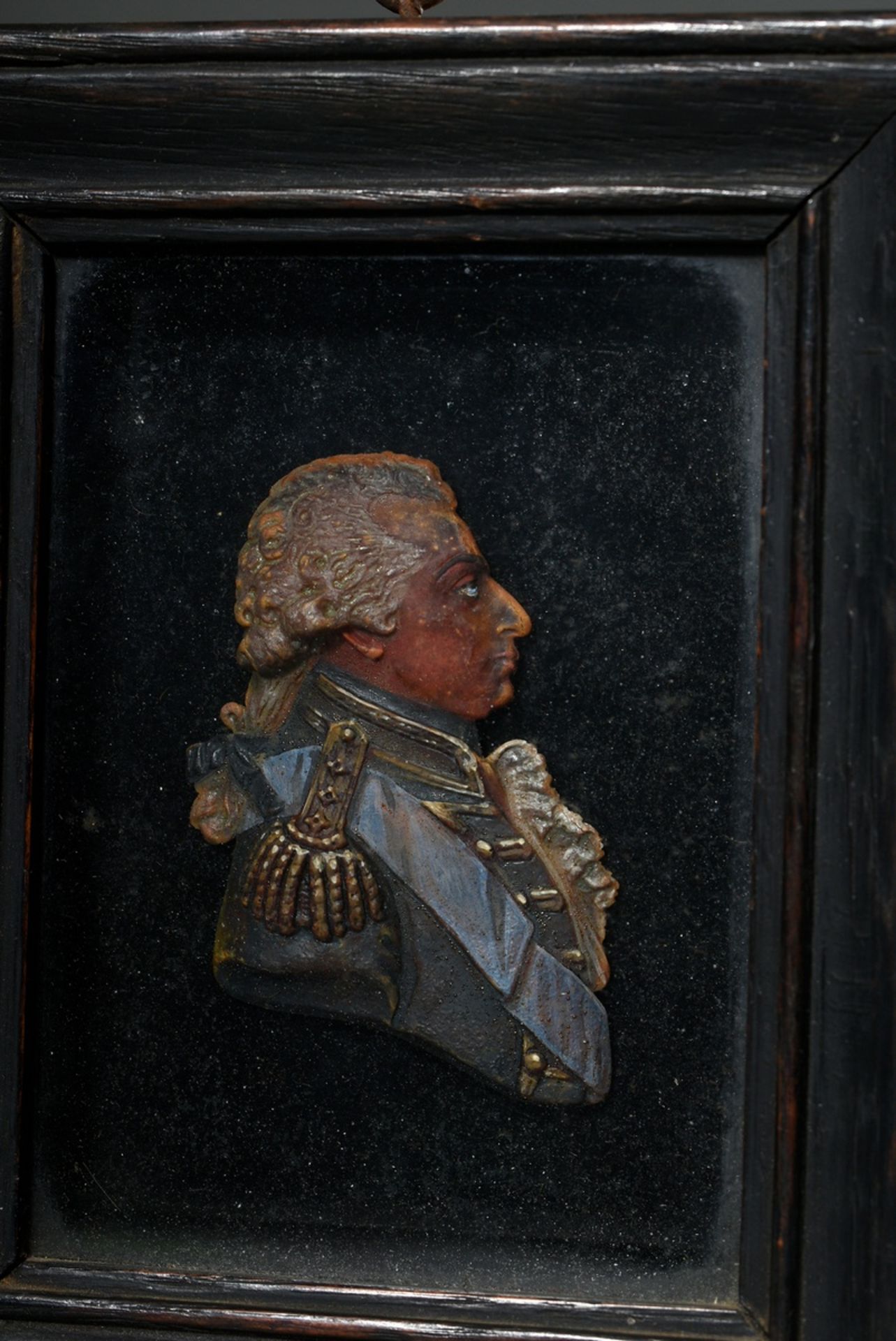 4 Various sculptural wax portraits in half relief: "Horatio Nelson, 1st Viscount Nelson (1758-1805) - Image 4 of 11