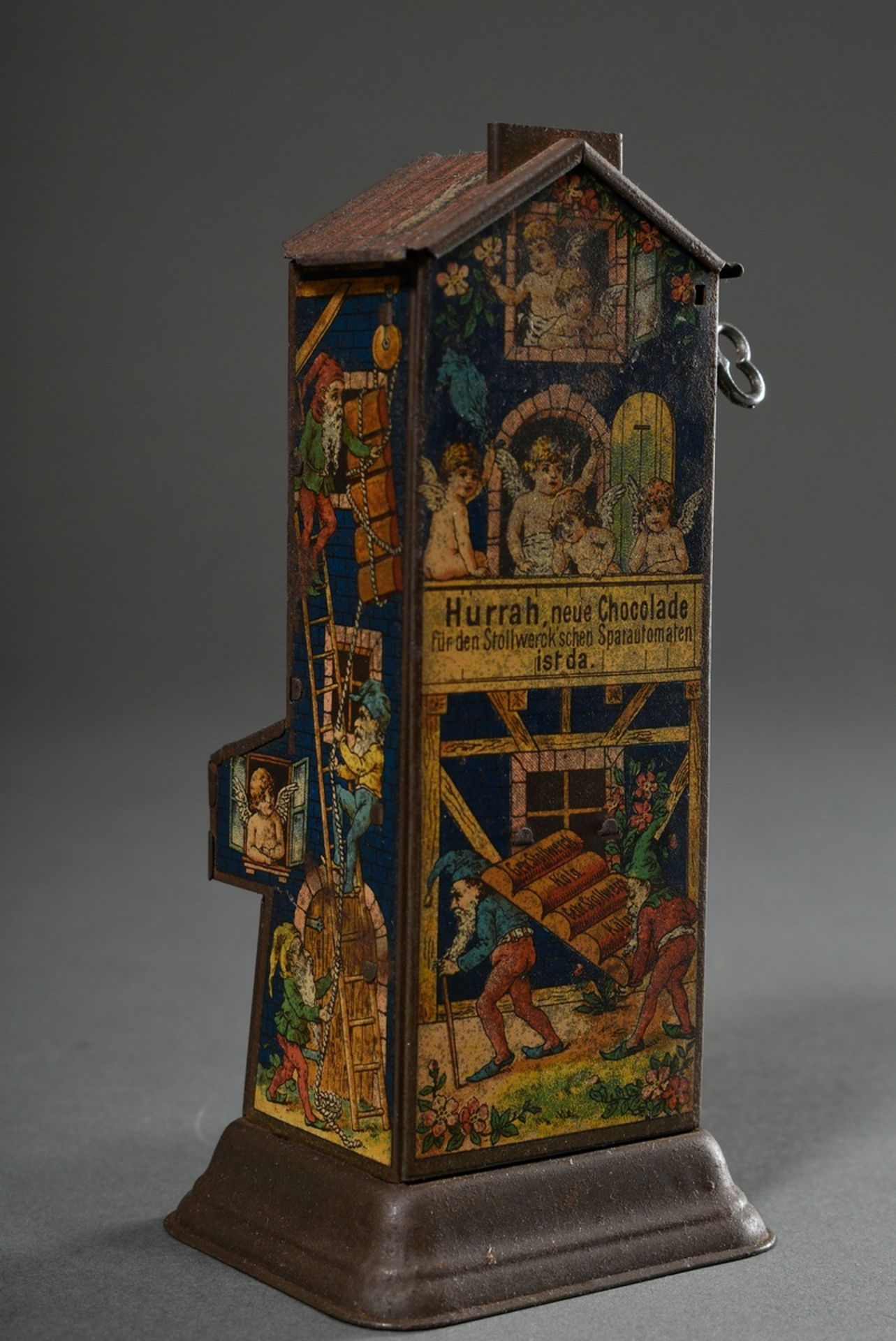 2 Various pieces of toys: Stollwerk Bros. chocolate machine "Chocoladen-Sparkasse", tin with colour - Image 3 of 6