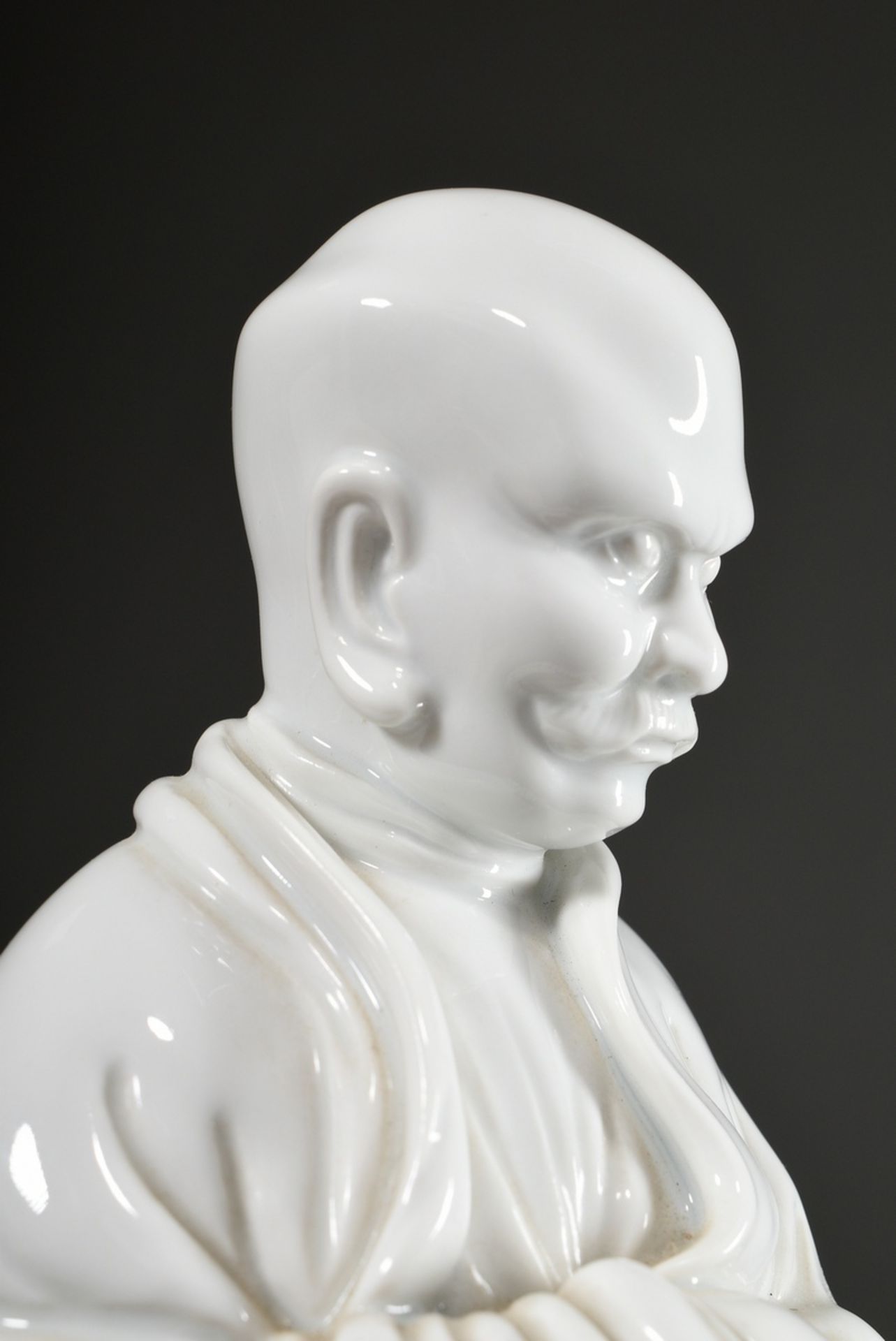 Herend porcelain figure "Tamo Bodhidharma/Daruma" from the Blanc de Chine series, limited edition 0 - Image 3 of 4