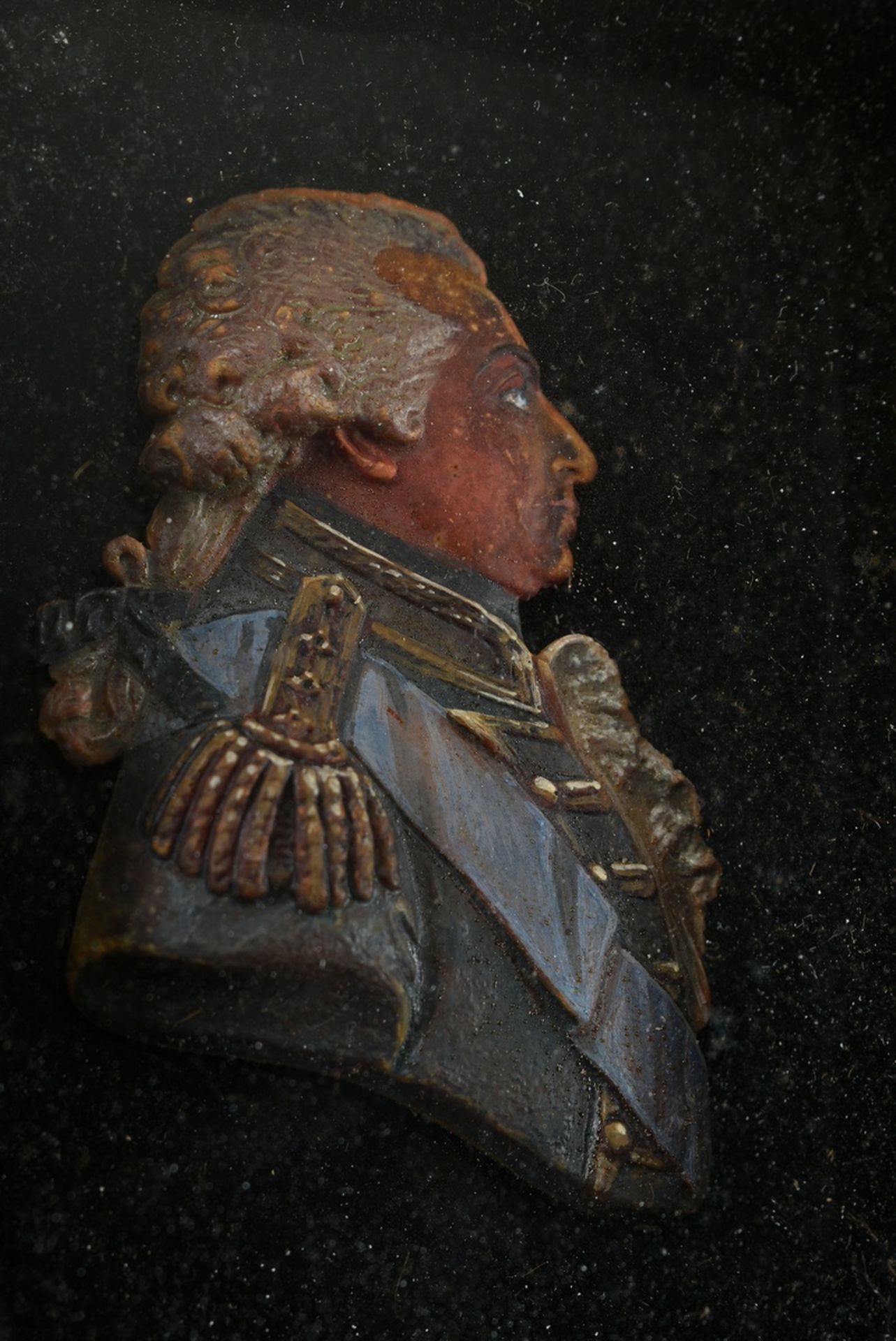 4 Various sculptural wax portraits in half relief: "Horatio Nelson, 1st Viscount Nelson (1758-1805) - Image 6 of 11