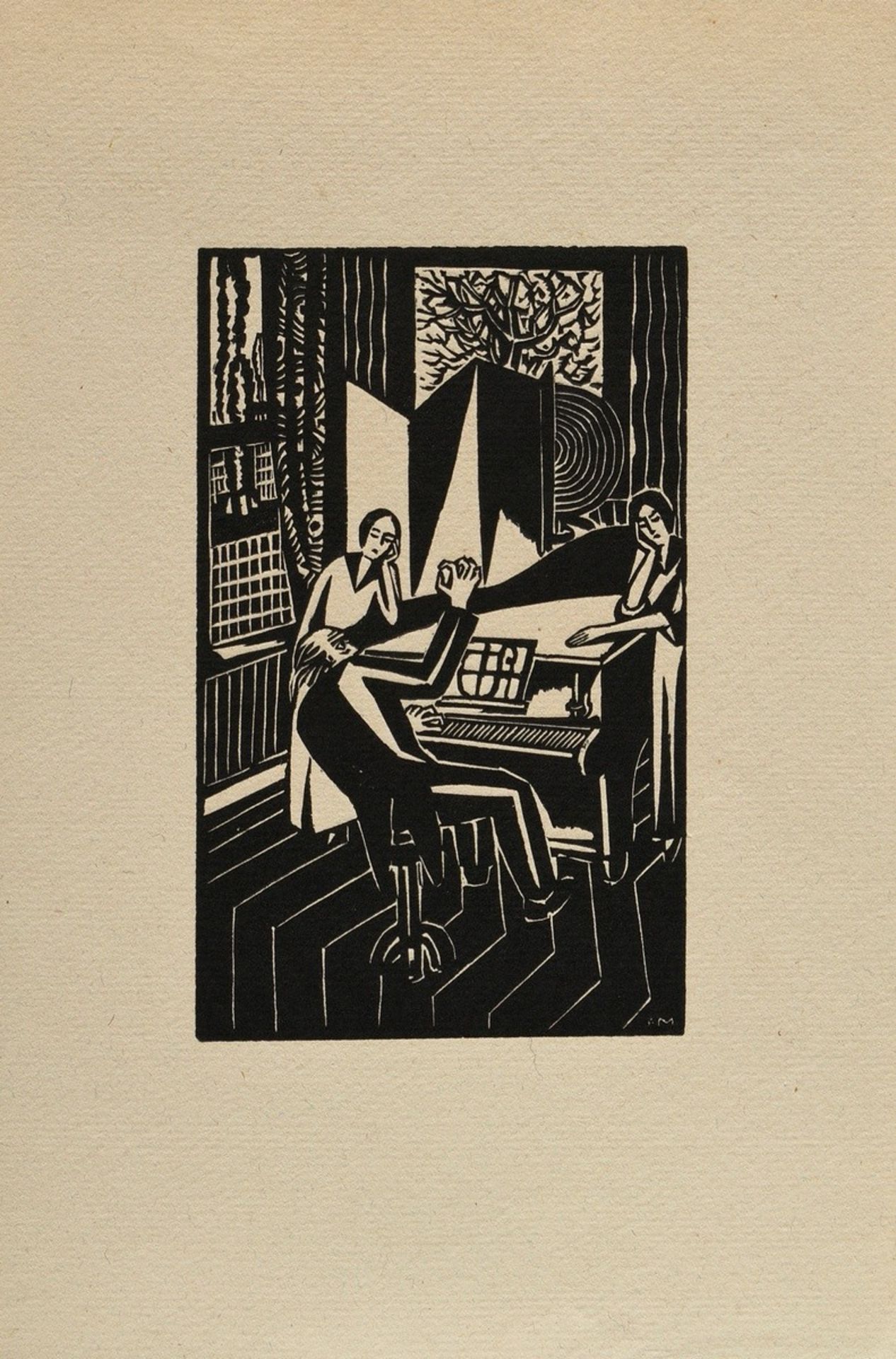 10 Various Masereel, Frans (1889-1972) and Felixmüller, Conrad (1897-1977) a.o. "Illustration to Ca - Image 12 of 14