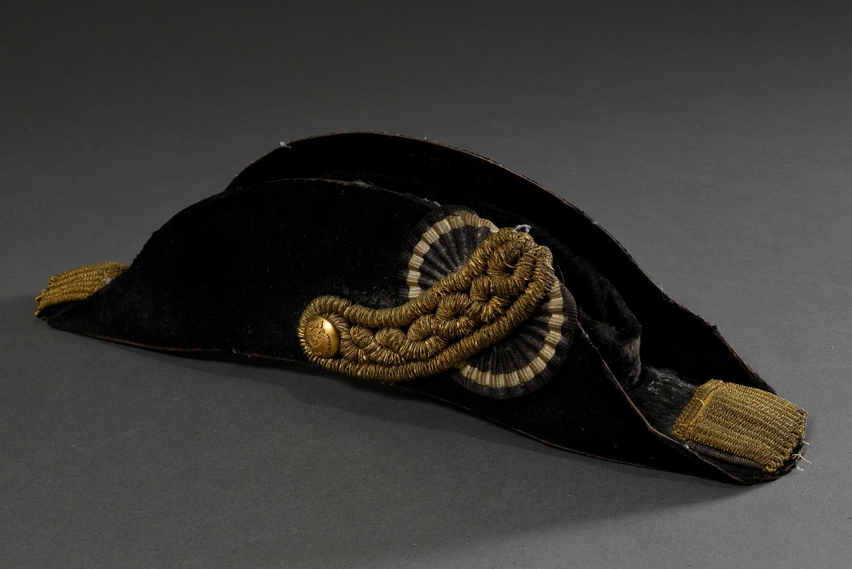 5 pieces of militaria: Prussian civil servant's two-cornered hat, Herst. A.F. Bodecker/Copenhagen,  - Image 7 of 11