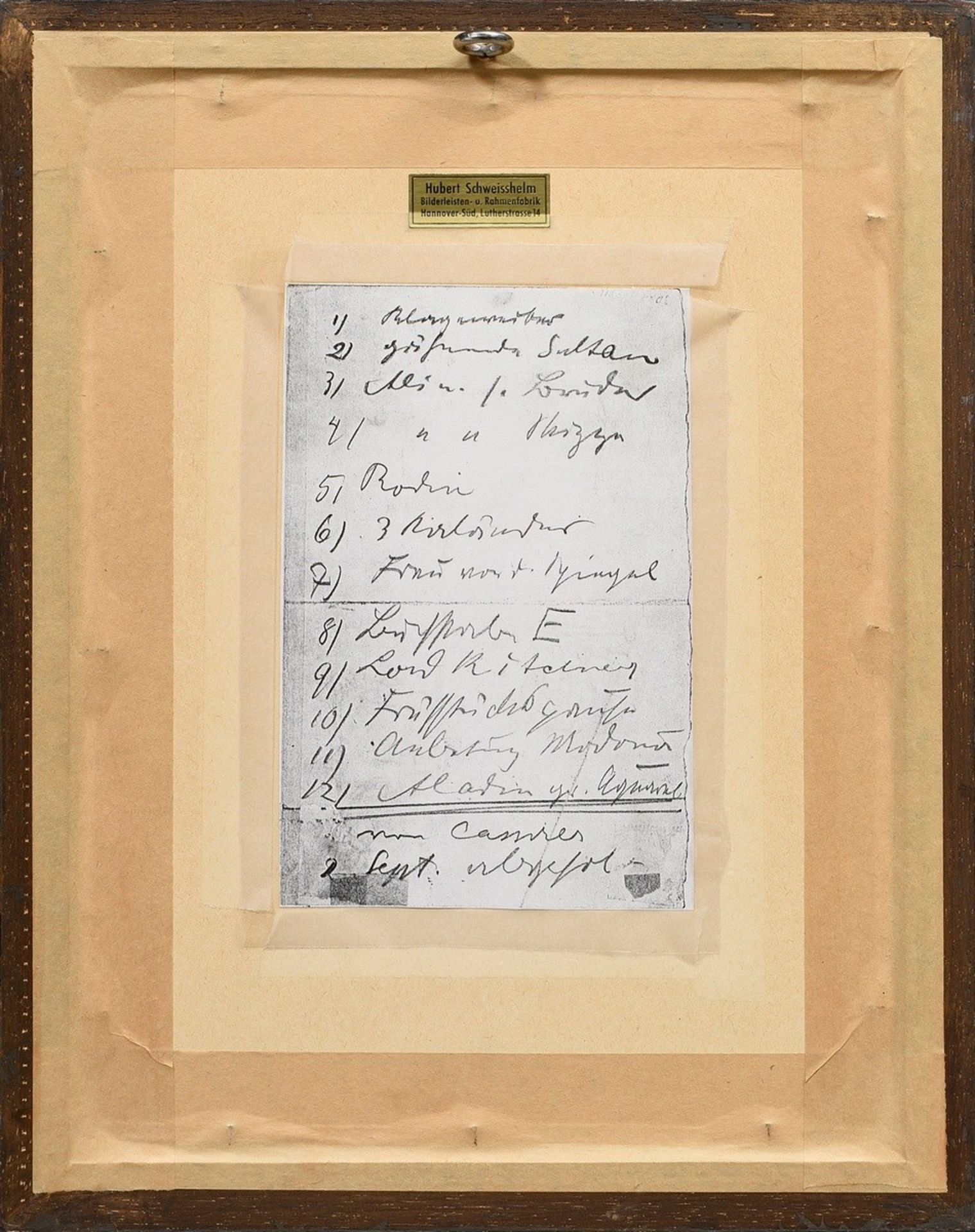 Slevogt, Max (1868-1932) „Vignetten Studien“, Federzeichnung, u.r. sign., verso beschriftet, 17x9,8 - Bild 4 aus 5