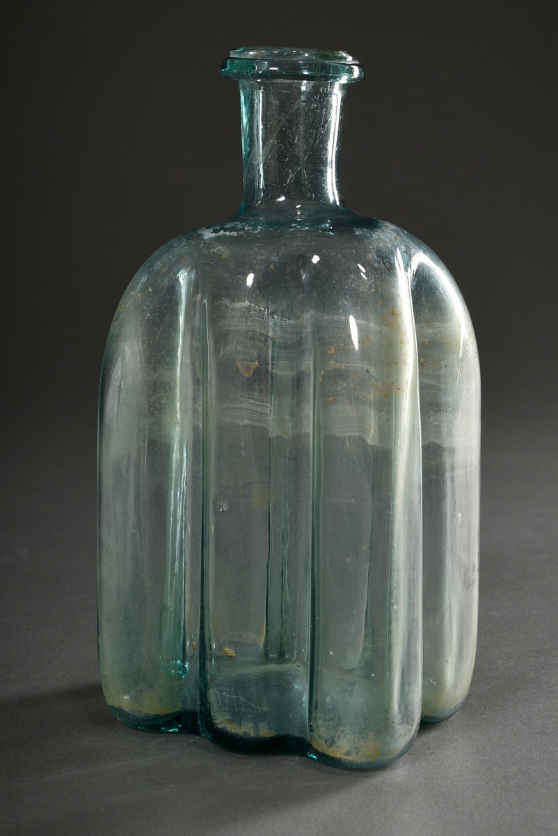 3 Various bottles in square, polygonal and spherical form with honeycomb pattern or groove decorati - Image 4 of 6